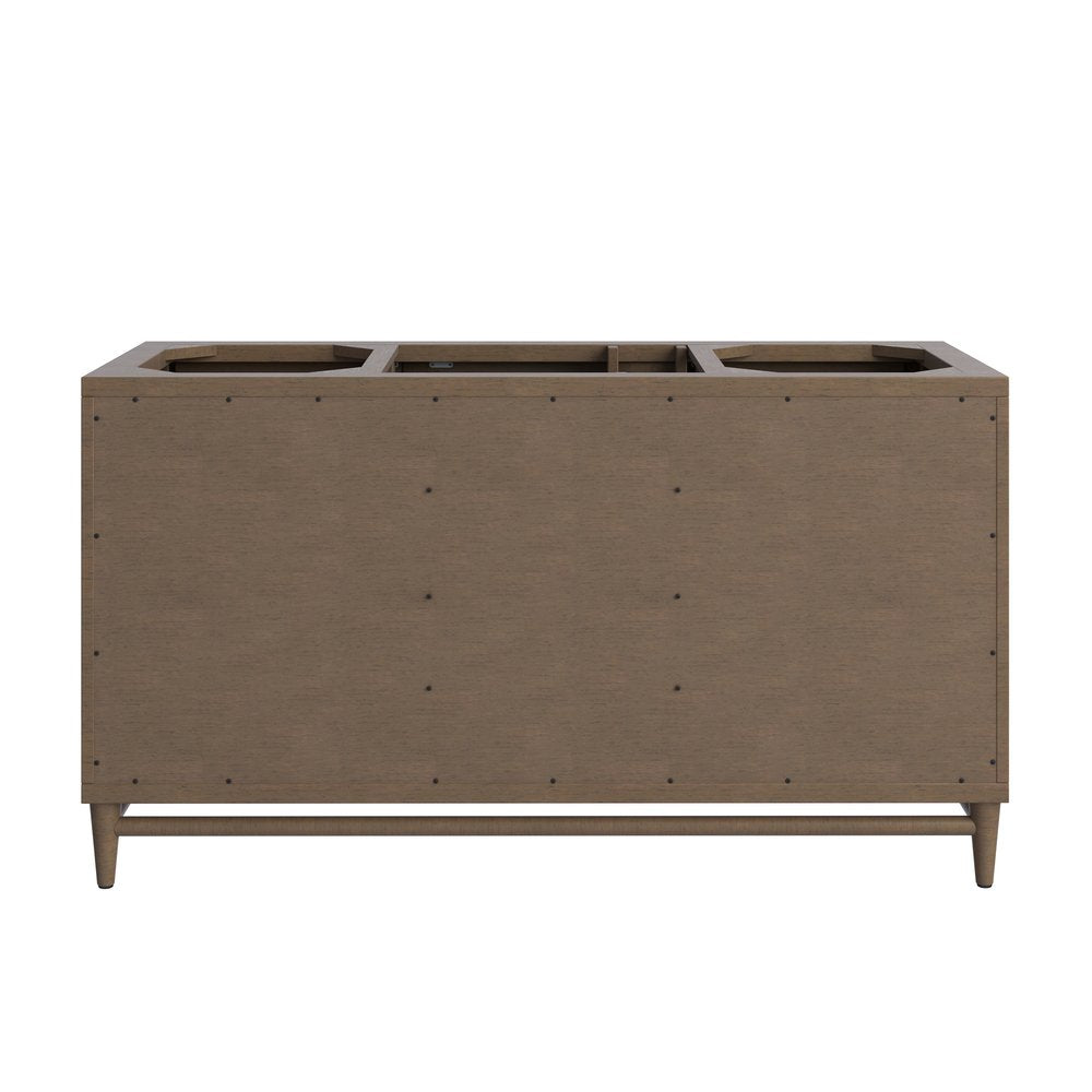 James Martin - Portland 60" Single Vanity Whitewashed Walnut w/ 3 CM Charcoal Soapstone Silestone Top - 620-V60S-WW-3CSP view 10