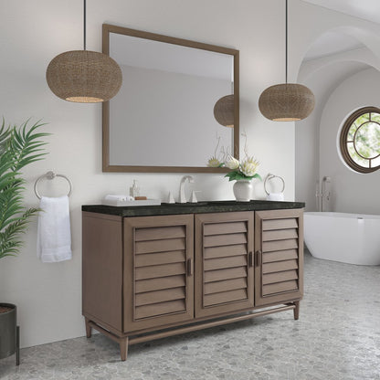 James Martin - Portland 60" Single Vanity, Whitewashed Walnut, w/ 3 CM Phantome Eclos Top - 620-V60S-WW-3PHT view 4
