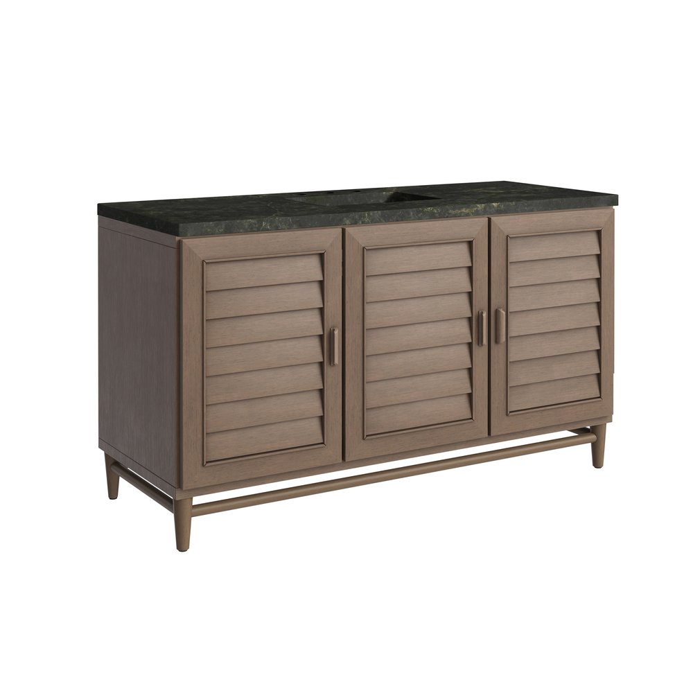 James Martin - Portland 60" Single Vanity, Whitewashed Walnut, w/ 3 CM Phantome Eclos Top - 620-V60S-WW-3PHT view 11