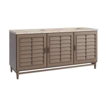 James Martin - Portland 72" Double Vanity, Whitewashed Walnut, w/ 3 CM Tajnar Eclos Top - 620-V72-WW-3TJR view 10