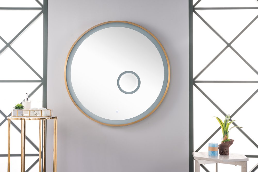 James Martin - Radiance 36" Mirror, Brushed Gold - 943-M36-BGD view 4