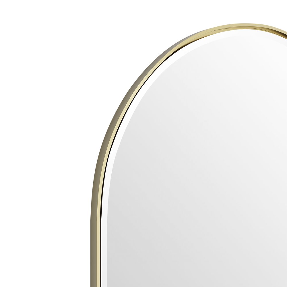James Martin - Rohe 24" Arched Mirror, Champagne Brass - 715-MA24-CB view 10