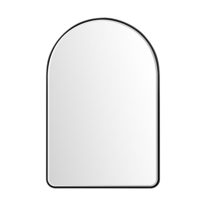James Martin - Rohe 24" Arched Mirror, Matte Black - 715-MA24-MB view 1