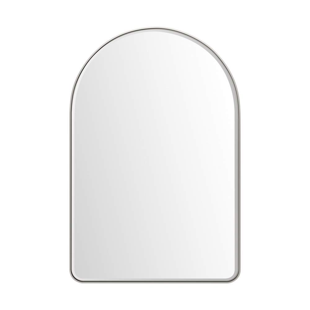 James Martin - Rohe 24" Arched Mirror, Satin Nickel - 715-MA24-SN view 1