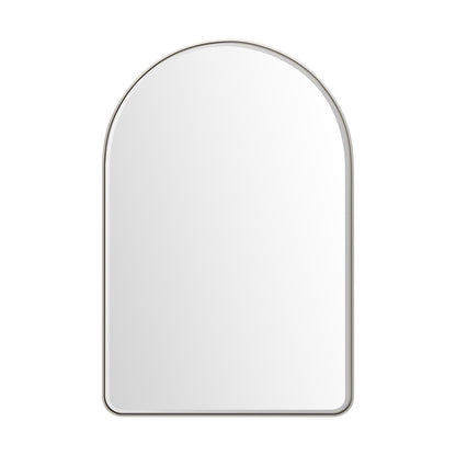 James Martin - Rohe 24" Arched Mirror, Satin Nickel - 715-MA24-SN view 1
