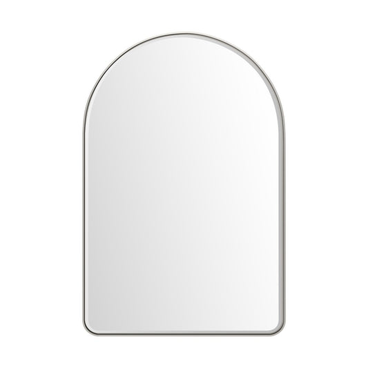 James Martin - Rohe 24" Arched Mirror, Satin Nickel - 715-MA24-SN view 1