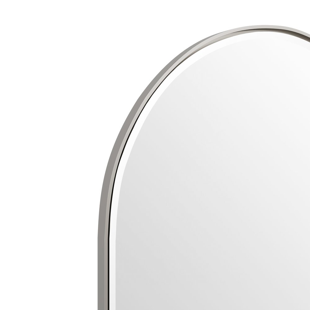 James Martin - Rohe 24" Arched Mirror, Satin Nickel - 715-MA24-SN view 10