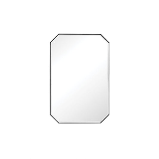 James Martin - Rohe 24" Octagonal Mirror, Satin Nickel - 715-MO24-SN view 1
