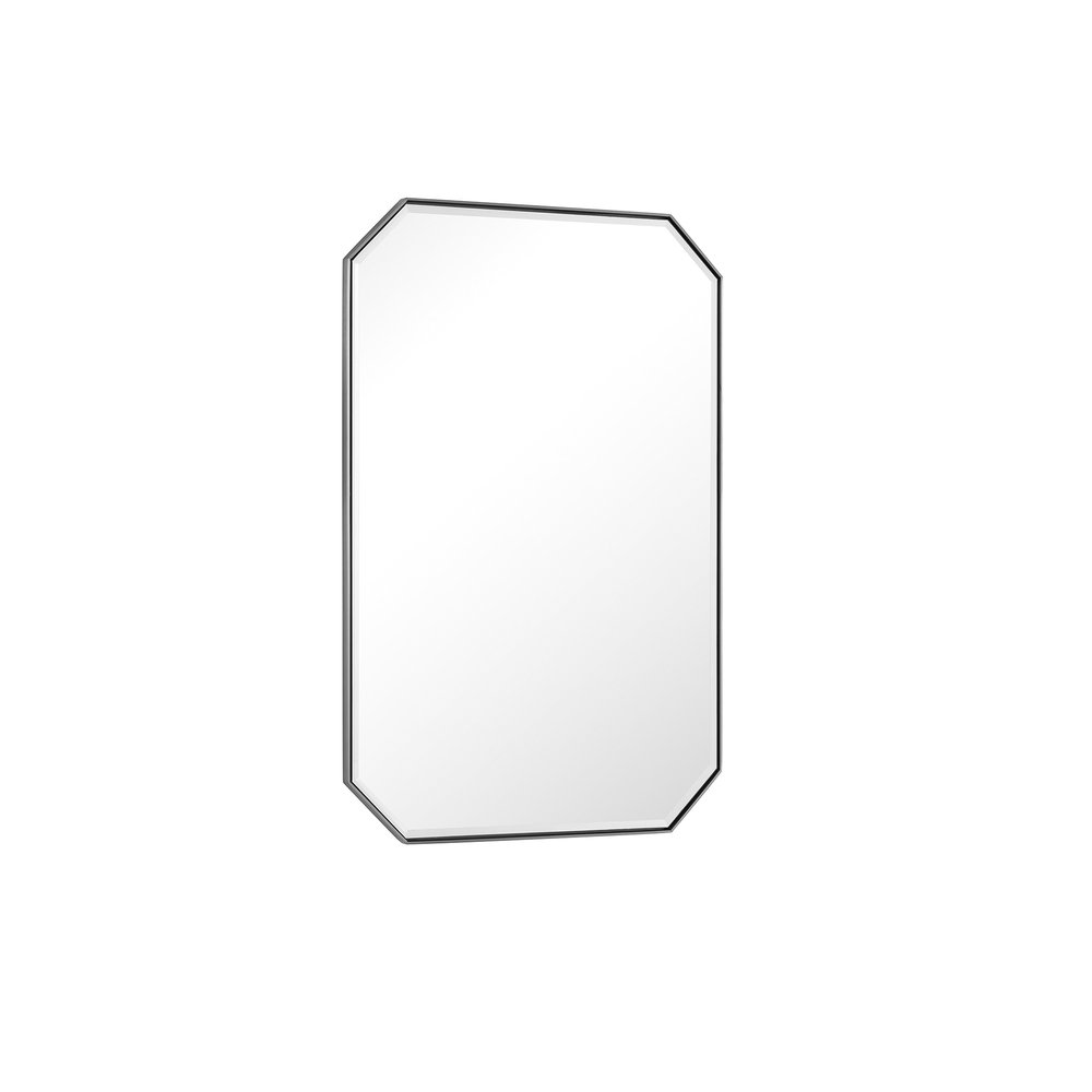 James Martin - Rohe 24" Octagonal Mirror, Satin Nickel - 715-MO24-SN view 4