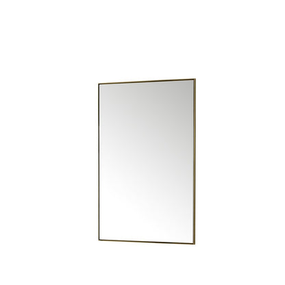 James Martin - Rohe 26" Rectangular Mirror, Champagne Brass - 715-M26-CB view 4