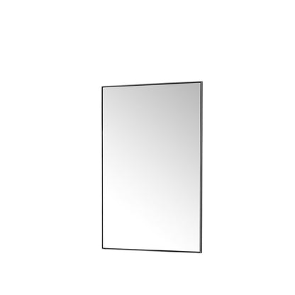 James Martin - Rohe 26" Rectangular Mirror, Satin Nickel - 715-M26-SN view 4