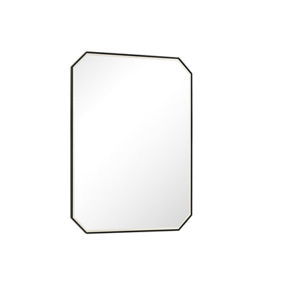 James Martin - Rohe 30" Octagonal Mirror, Matte Black - 715-MO30-MB view 4
