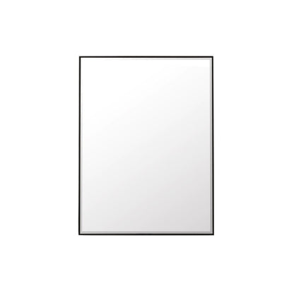 James Martin - Rohe 30" Rectangular Mirror, Matte Black - 715-M30-MB view 1