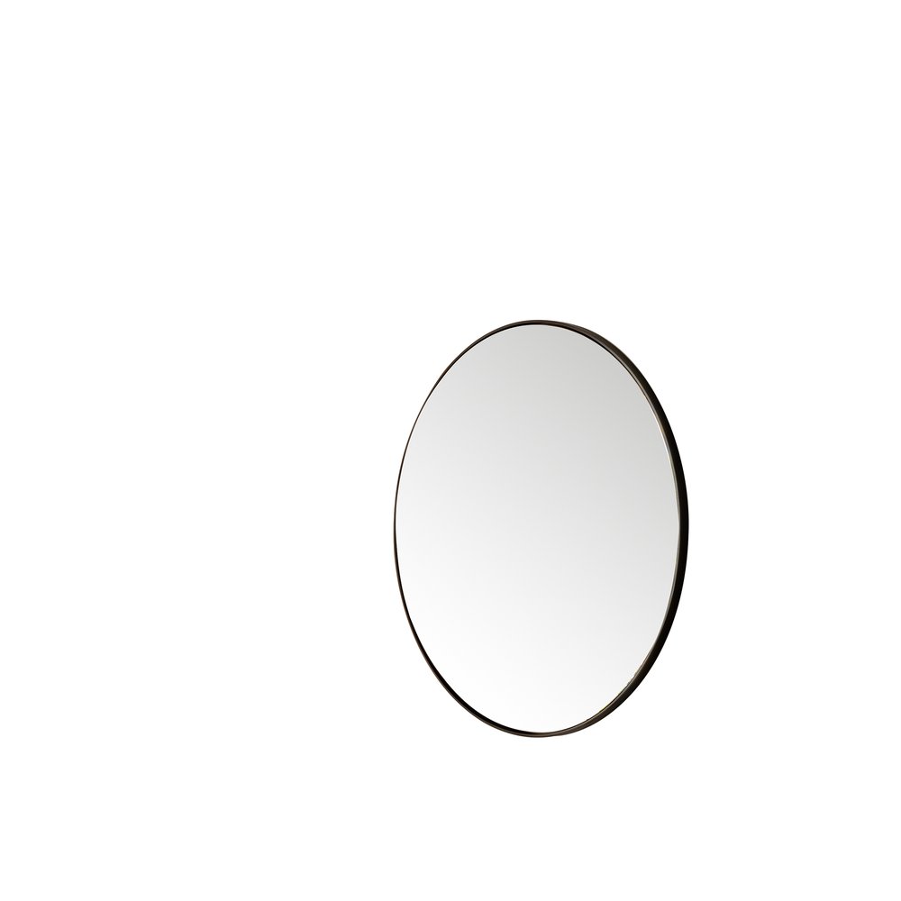 James Martin - Rohe 30" Round Mirror, Champagne Brass - 715-MR30-CB view 5
