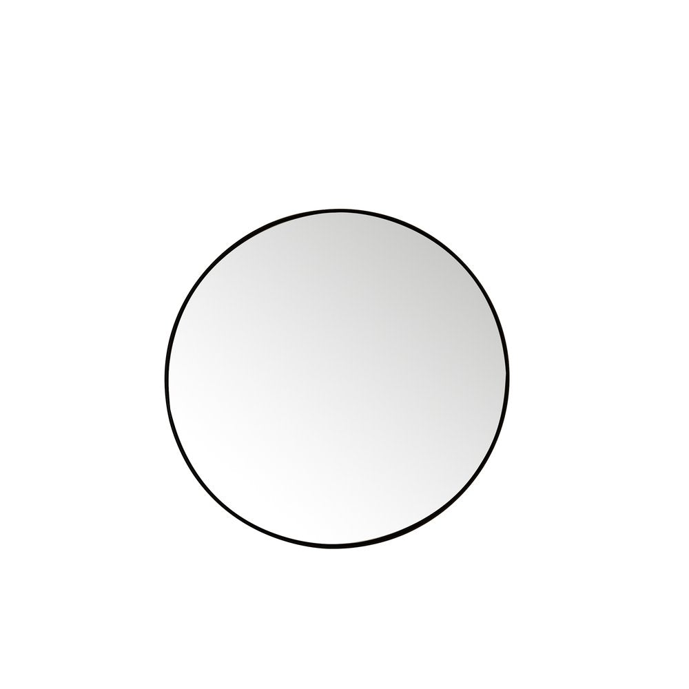James Martin - Rohe 30" Round Mirror, Matte Black - 715-MR30-MB view 1