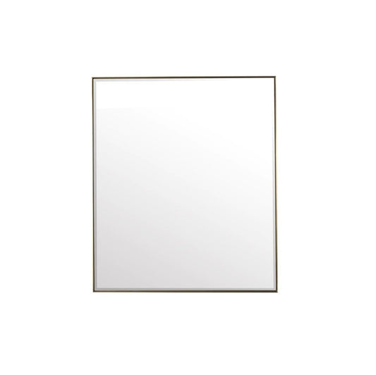 James Martin - Rohe 36" Rectangular Mirror, Champagne Brass - 715-M36-CB view 1