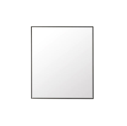 James Martin - Rohe 36" Rectangular Mirror, Matte Black - 715-M36-MB view 1