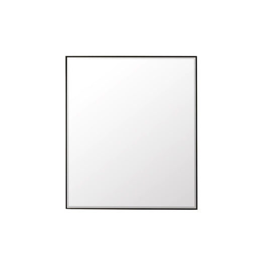 James Martin - Rohe 36" Rectangular Mirror, Matte Black - 715-M36-MB view 1