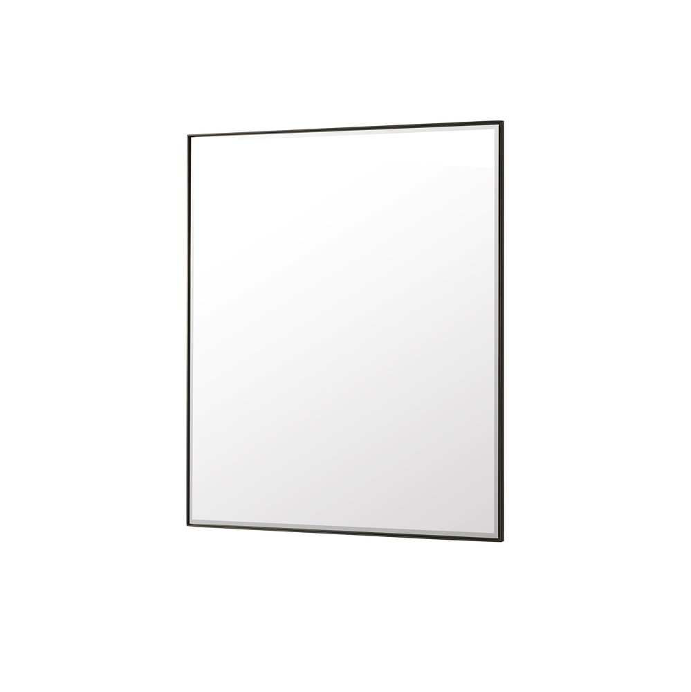 James Martin - Rohe 36" Rectangular Mirror, Matte Black - 715-M36-MB view 4
