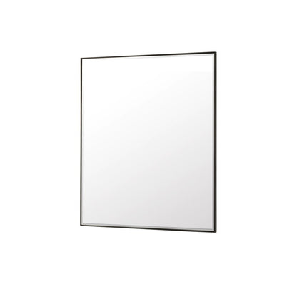 James Martin - Rohe 36" Rectangular Mirror, Matte Black - 715-M36-MB view 4