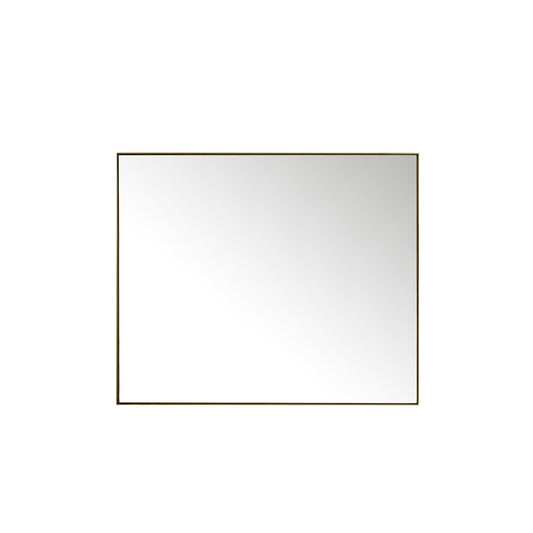 James Martin - Rohe 48" Rectangular Mirror, Champagne Brass - 715-M48-CB view 1
