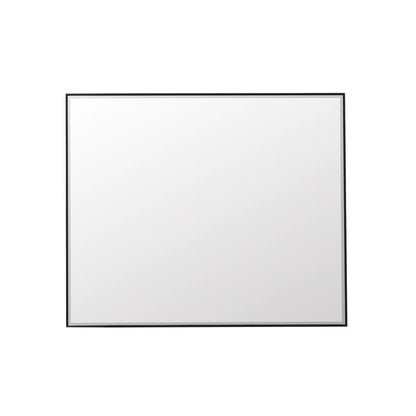 James Martin - Rohe 48" Rectangular Mirror, Matte Black - 715-M48-MB view 1