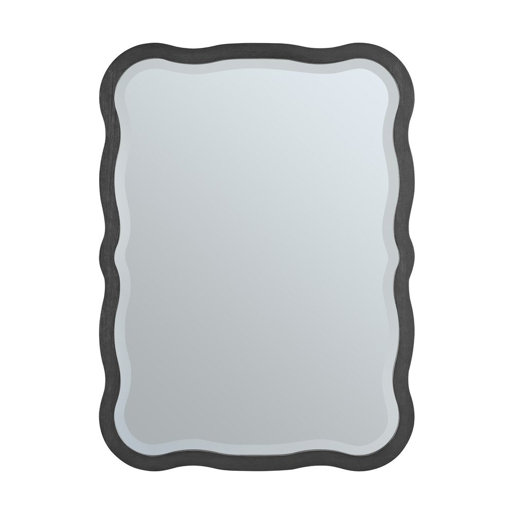 James Martin - Rowyn Wavy 28" Mirror, Carbon Oak - 246-M28-CBO view 1