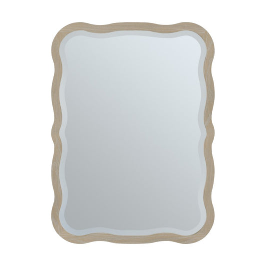 James Martin - Rowyn Wavy 28" Mirror, Natural - 246-M28-NAT view 1
