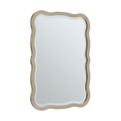 James Martin - Rowyn Wavy 28" Mirror, Natural - 246-M28-NAT view 2