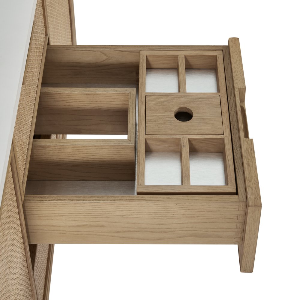 James Martin - Solene 48" Single Vanity, Seaside Oak, w/ 3 CM Eternal Jasmine Pearl Quartz Top - D225-V48-SSO-3EJP view 15