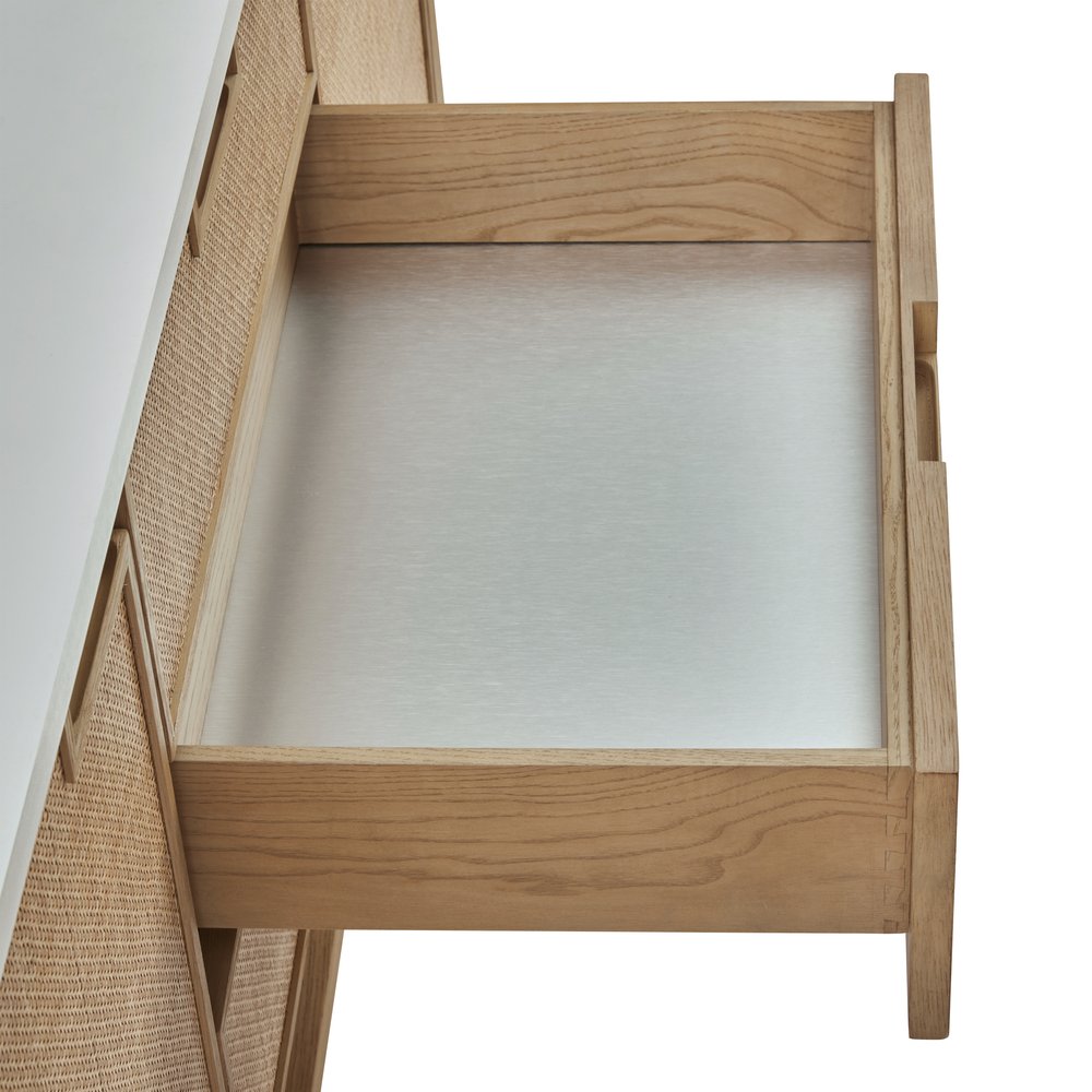 James Martin - Solene 72" Double Vanity, Seaside Oak, w/ 3 CM White Zeus Quartz Top - D225-V72-SSO-3WZ view 15