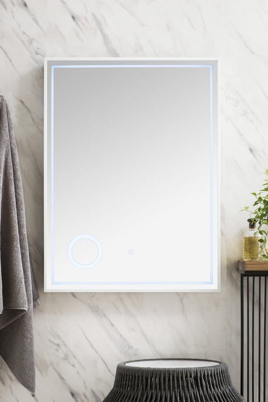James Martin - Tampa 23.6" Mirror, Glossy White - 901-M23.6-GW view 2