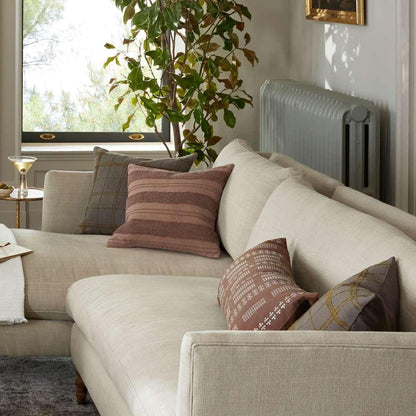 Jean Stoffer x Loloi - Kristy Clay 18 x 18 Cover Only Pillow - P134PJS0001CG00PIL1 veiw 2