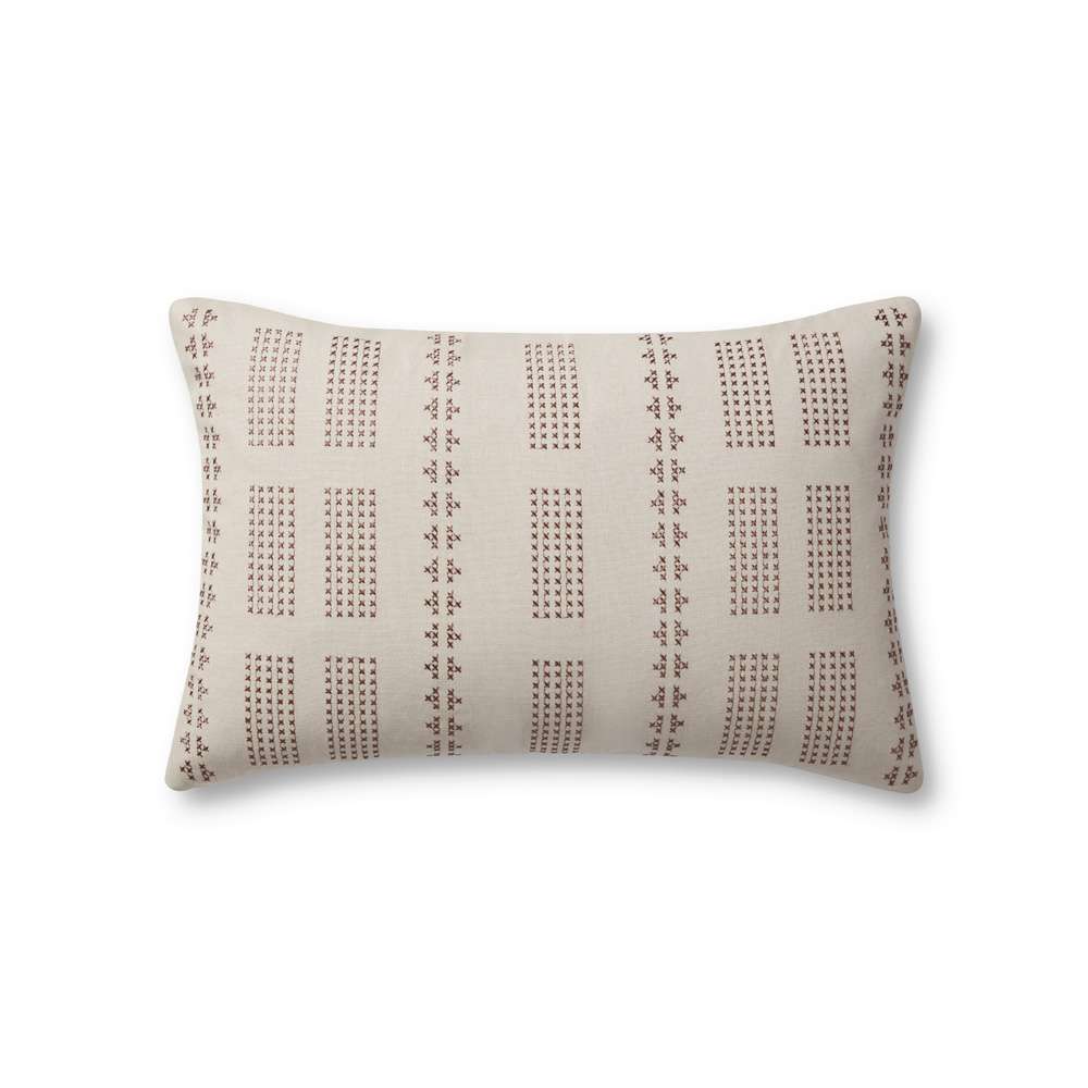 Jean Stoffer x Loloi - Thomas Natural 13 x 21 Cover w/Down Pillow - DSETPJS0008NACGPIL5 veiw 1