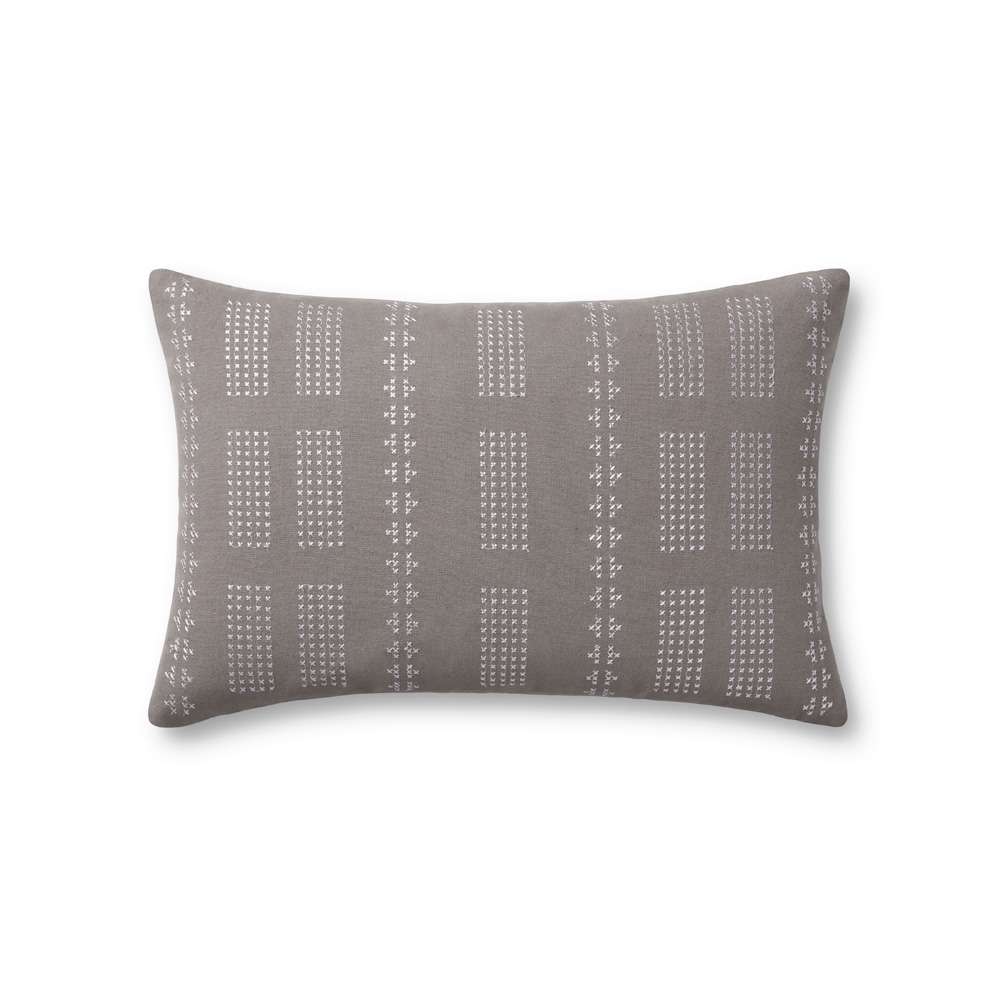 Jean Stoffer x Loloi - William Grey 13 x 21 Cover w/Down Pillow - DSETPJS0007GYSIPIL5 veiw 1