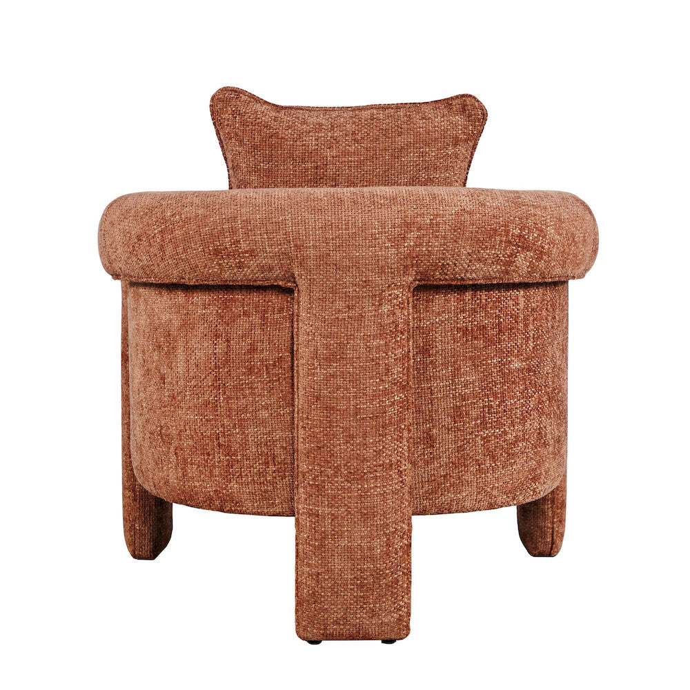 Jofran - Adley Modern Upholstered Vintage Accent Armchair with Pillow - ADLEY-CH-GARNET view 3
