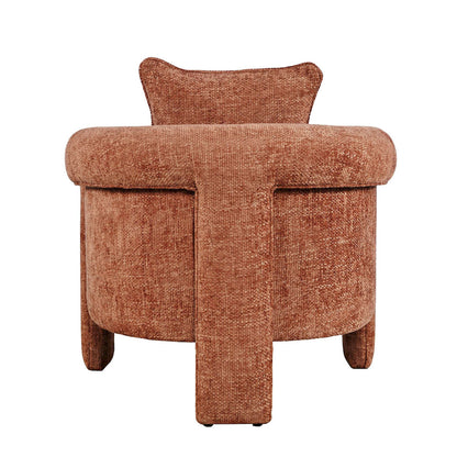 Jofran - Adley Modern Upholstered Vintage Accent Armchair with Pillow - ADLEY-CH-GARNET view 3