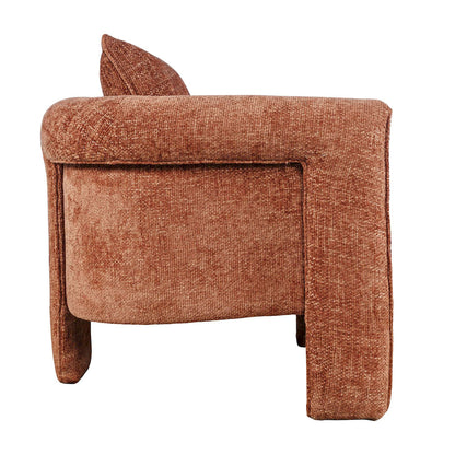 Jofran - Adley Modern Upholstered Vintage Accent Armchair with Pillow - ADLEY-CH-GARNET view 6
