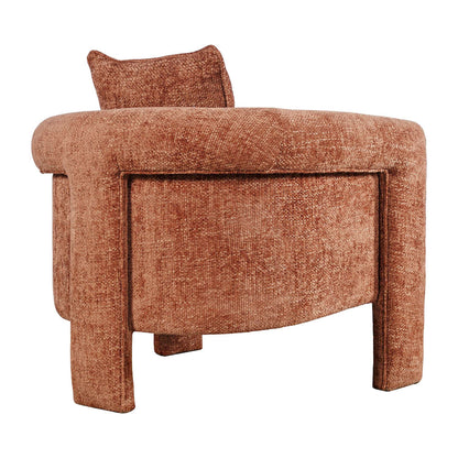Jofran - Adley Modern Upholstered Vintage Accent Armchair with Pillow - ADLEY-CH-GARNET view 7