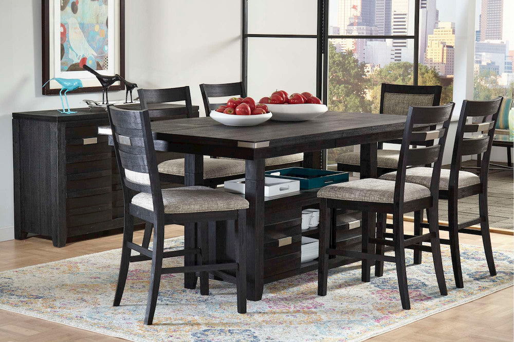 Jofran - Altamonte Counter Height Dining Table in Dark Charcoal Grey - 1851-72 view 4