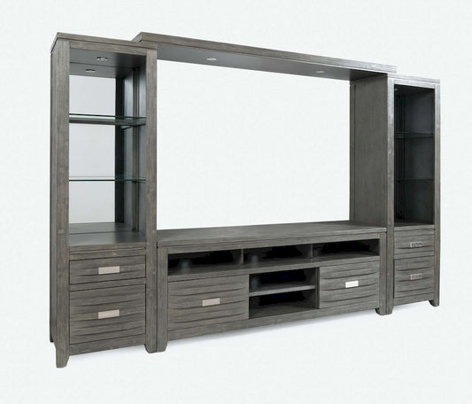 Jofran - Altamonte Entertainment wall in Brushed Grey - 1854-227078KT view 2