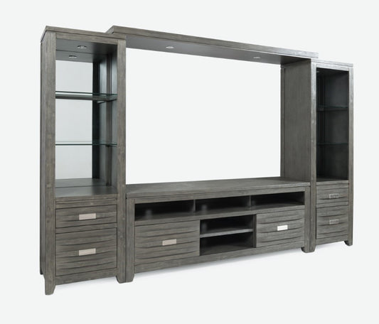 Jofran - Altamonte Entertainment wall in Brushed Grey - 1854-227078KT veiw 1