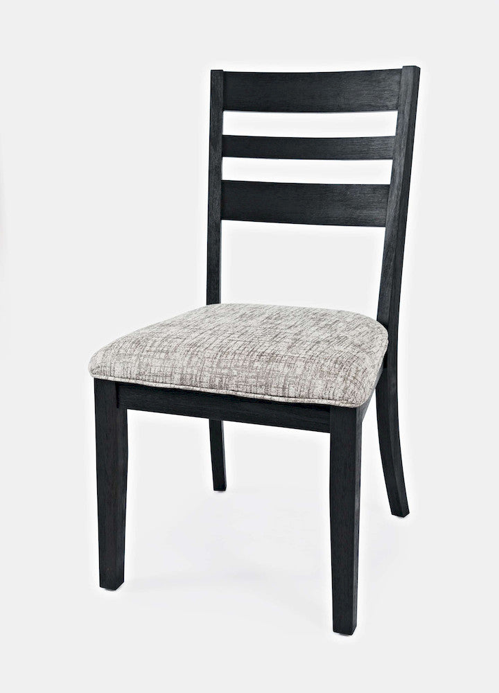 Jofran - Altamonte Ladderback Chair in Dark Charcoal (Set of 2) - 1851-420KD view 3