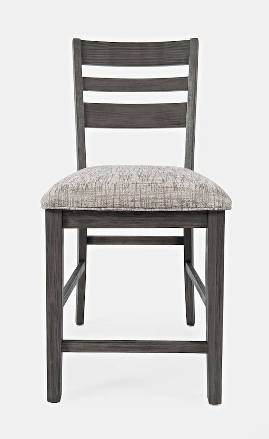 Jofran - Altamonte Ladderback Counter Stool in Brushed Grey (Set of 2) - 1855-BS420KD view 1