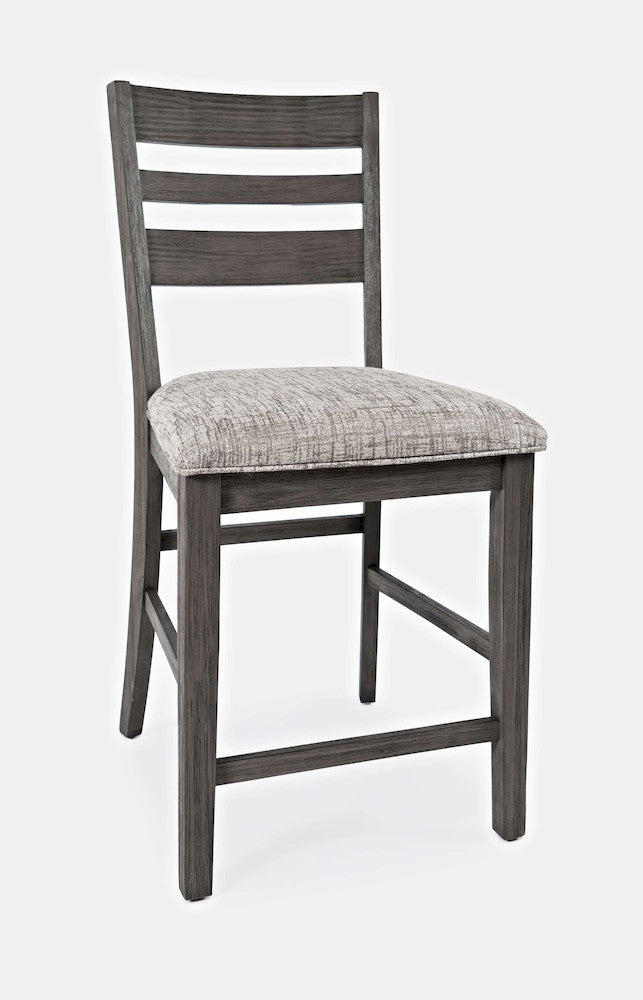 Jofran - Altamonte Ladderback Counter Stool in Brushed Grey (Set of 2) - 1855-BS420KD view 2