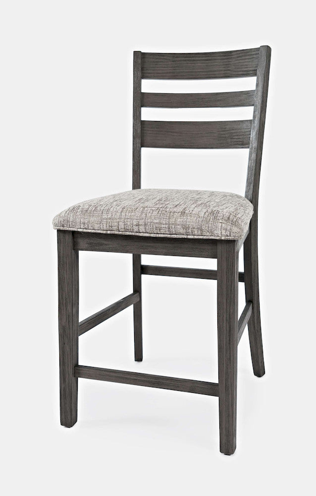 Jofran - Altamonte Ladderback Counter Stool in Brushed Grey (Set of 2) - 1855-BS420KD view 3