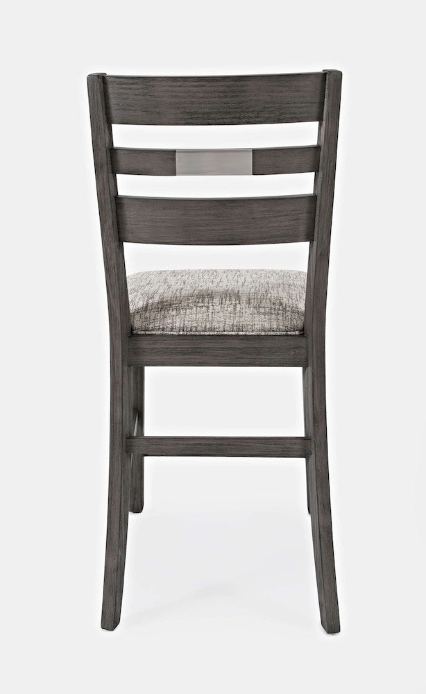 Jofran - Altamonte Ladderback Counter Stool in Brushed Grey (Set of 2) - 1855-BS420KD view 4
