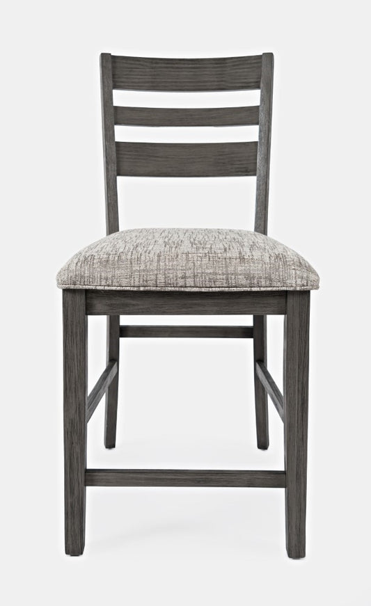 Jofran - Altamonte Ladderback Counter Stool in Brushed Grey (Set of 2) - 1855-BS420KD veiw 1