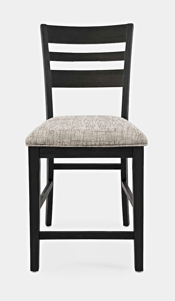 Jofran - Altamonte Ladderback Counter Stool in Dark Charcoal Grey (Set of 2) - 1851-BS420KD view 1