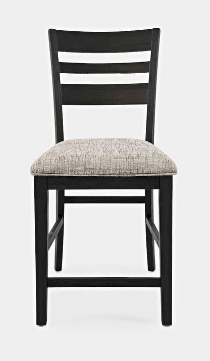 Jofran - Altamonte Ladderback Counter Stool in Dark Charcoal Grey (Set of 2) - 1851-BS420KD view 1